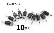 10-PACK RCA Female to 3.5mm Mono Male Plug Audio Adapter, CablesOnline AV-A23-10