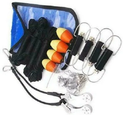DOUBLE OUTRIGGER POLE RIGGING KIT TACO TIGRESS GEMLUX RUPP Gs450, Gs500 Gs1000