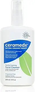 Ceramedx – Gentle Foaming Facial Cleanser | Natural Ceramide Cleanser for Dry, Sensitive Skin | Cruelty Free, Vegan & Fragrance Free | 8 fl oz