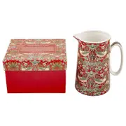 Fine China Milk Jug Strawberry Thief Design Heritage Brand Gift BOXED New 600ml 21oz