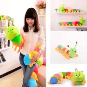 Cute Colorful Caterpillar Pillow Caterpillar Plush Toy Cushion Doll About 50cm