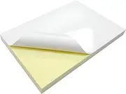 AIMALL A4 Self Adhesive Sticker Paper Sheet Label Laser Inkjet Print Mailing Address - Versatile Mailing, Packaging, & Organizing Solution - Available in Matte & Glossy Finish