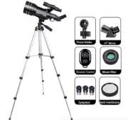 telescope 150X Astronomical 70mm Aperture Refractor Portable Phone Adapter Wire1
