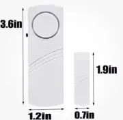 8eaHome Safety Burglar Alarm Wireless System Security Device Door Window Sensor