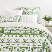 Annie Selke Knight Wood Cutwork Coverlet, Twin
