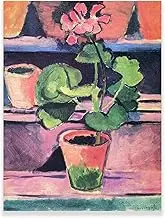 Henri Matisse Poster Pot Geranium Canvas Painting Vintage Wall Art Henri Matisse Print Modern Home Decoration Wall Picture 50x70cm Unframed