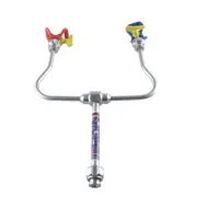 Double Head Airless Paint Sprayer Spray Gun Tip Extension Pole Rod Tip Guard