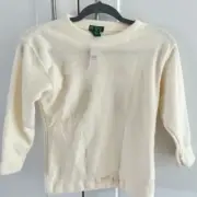 NEW WITH TAGS TCP CHILDRENS PLACE Ivory Sweater POLYESTER SIZE 8 WOOL