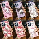 For Samsung Galaxy S25 S24 S23 S22 S21 S20 S10 Note20 Cartoon Hello Kitty Case