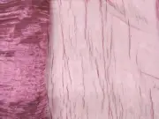 Rose Mauve Crushed chiffon Fabric By the Yard 48" Wide