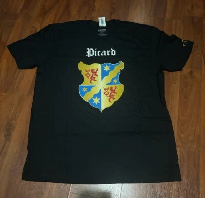 Star Trek Picard Coat of Arms Family Crest Licensed T-shirt XL
