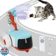 O WOWZON Remote Control Cat Toy, Smart Remote Control Modes, USB Rechargeable