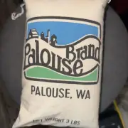 Non-GMO Project Verified Hard White Wheat Berries | 3LB Burlap Bag | 100% Non-I