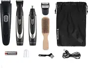 Remington The Works Beard Trimmer Kit, MB905AU, Adjustable Comb with 9 Length Settings (2mm-18mm), Precision Trimmer with Stubble Comb (1mm-5mm), Rotary Nose & Ear Trimmer, 6 Piece Kit