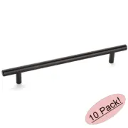 *10 Pack* Cosmas Cabinet Hardware Oil Rubbed Bronze Euro Bar Pull #305-192ORB