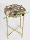 Brown Natural Agate Table Top For Side Table Corner Table End Table Coffee Table