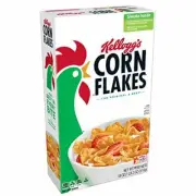 Kellogg's Corn Flakes, Breakfast Cereal, Original, Fat-Free 18 oz Box