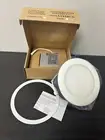 NEW IN BOX 6" 15W LED Round Slim Recessed Light Downlight - LY61RCD - WHITE