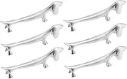Cabilock 6Pcs Zinc Alloy Chopstick Rests Decorative Puppy Design Chopstick Holder for Home Dining Table Kitchen Accessory for Forks Spoons Utensils