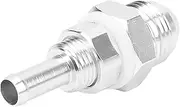 Automotive Aluminum Alloy AN8 Male Bulkhead 5/16 Hose Barb Fuel Tank Connector MG04-AN8-5/16 Article Number Fuel Tank
