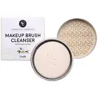 Solid Makeup Brush Cleanser Soap with Silicone Cleaning Pad, Cleans Natural & Sy