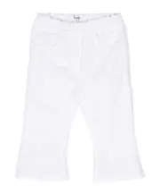 Il Gufo Cropped Flared Pants 8Y,4Y,24M,12M White