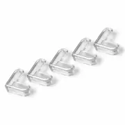 5pcs Clear Table Desk Edge Corner Protector Guard Cushion L Shape