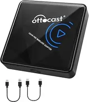 OTTOCAST CarPlay Wireless Adapter U2-AIR Pro, Convert Wired to Wireless, Plug & Play, No Lag for OEM Cars