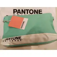 在飛比找蝦皮購物優惠-Pantone universe 湖水綠 包包 萬用包 化妝