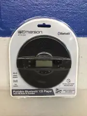 Emerson EPCD-2000 Portable Bluetooth CD Player with FM Radio & Speaker New