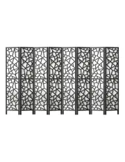 [Artiss] 8 Panel Room Divider Screen Clover 325x170cm in Black