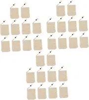 3sets Exfoliating Mesh Soap Saver Bag Drawstring Pouch for Shower Bathing Travel Cotton for Men Women 10pcs*3