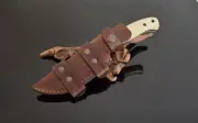 Horizontal Leather Knife Sheath, Only Sheath. Custom Handmade Leather Sheath