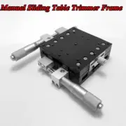 Manual Sliding Table Trimmer Frame XY Axis Cross-guide Displacement Platform