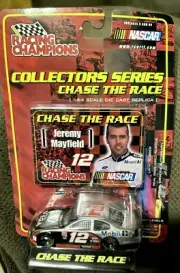 2001 Jeremy Mayfield #12 Mobil 1 Ford 1:64 Racing Champions Chase The Race