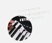 Piano Keyboard Stickers, 88-Key Full-Size, Removable Piano Keyboard Note