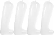 TOGEVAL 2 Pairs Boot Stay Sneaker Shoe Expander Inflatable Boot Trees Blow up Boot Shapers Inflatable Boots Support Inflatable Boot Shapers for Tall Boots Shoe Shape Holder White PVC
