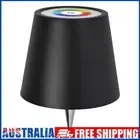 # Wireless Bottle Lamp Rechargeable Warm Light & RGB Touch LED Table Lamp (Black