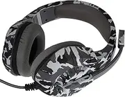 PC Game Headsets, Wired Gaming Headphone Computer Stereo Headset with LED Light Microphone USB+3.5mm Port and Volume Adjustment