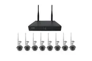 Elinz 8CH CCTV Wireless Security System 2MP IP WiFi 8x Camera 1080P NVR No Hard Drive