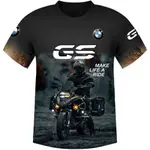 BMW 2022 年寶馬 LONE RIDER 設計 3 DRI-FIT T 恤 3D 打印男士 T 恤休閒襯衫