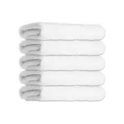 5PK Jason Commercial White J-Dry Luxe Bath Mat Home/Bathroom Rug/Carpet 60x80cm