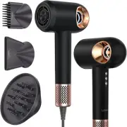 1600W Professional Ionic Hair Dryer with Diffuser, Brushless 110,000 RPM Motor