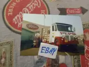 PEPSI COLA 1960s, TRUCK DELIVERING PEPSI BOTTLE SODA TO STORE, COLOR 4X6 PHOTO