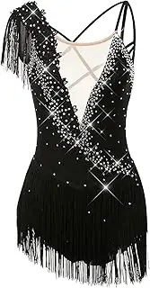 [Zagitova] Figure Skating Dress for Girls Open Back Sleeveless Women Competition Dance Outfits with Shiny Rhinestone