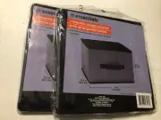 2 Essentials Collapsible Storage Fabric Containers 11x10.5x10.5 & 11x11x8. A114