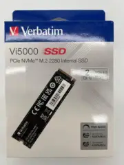 Verbatim 2TB SSD Vi5000 Internal Solid State Hard Drive PCIe NVMe M.2 2282