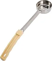 PHENOFICE Stainless Steel Portion Control Ladle Spoon Flat Bottom Pizza Sauce Spoon for Easy Sauce Applicati