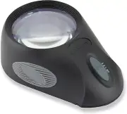 Lumiloupe Ultra 5X LED Lighted Stand Loupe Magnifier with 3 Brightness S
