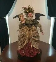 Mark Roberts Masquerade Ball Elegant Witch. TALL. 22”